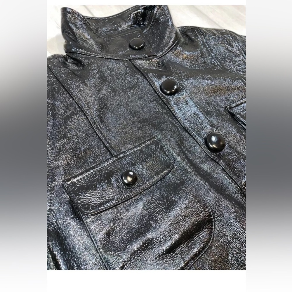 FRAME ATELIER Patent Leather Jacket Medium
